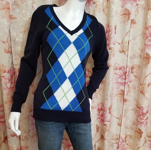 💕 V-Neck Sweater Liz Claiborne Women Size M💕 - Picture 2 of 6